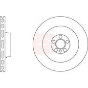 Apec 2 x Vented Front Brake Discs DSK3034