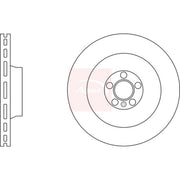 Apec 2 x Vented Front Brake Discs DSK3034