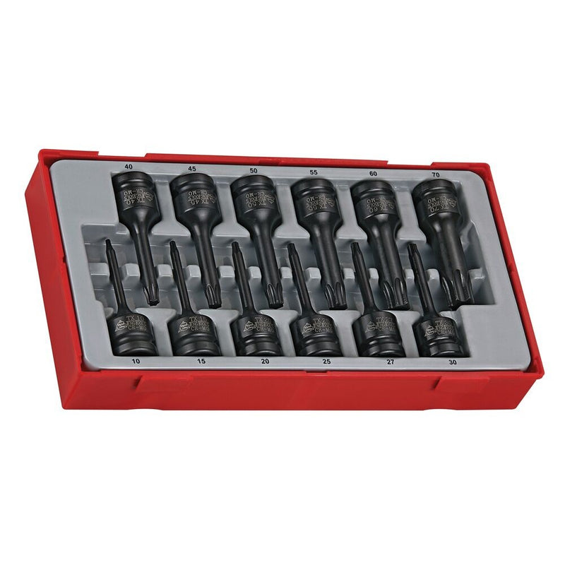 Teng Tools Impact Socket Set 12 Pieces 1/2" Drive TT9212TX