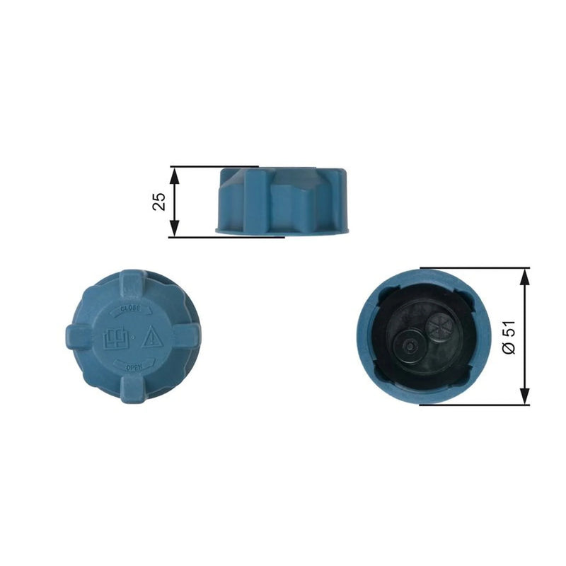 Gates Coolant Expansion Tank Cap RC220