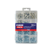 ForgeFix Screw & Wall Plug Kit ForgePack 280 Piece - FPSPSET