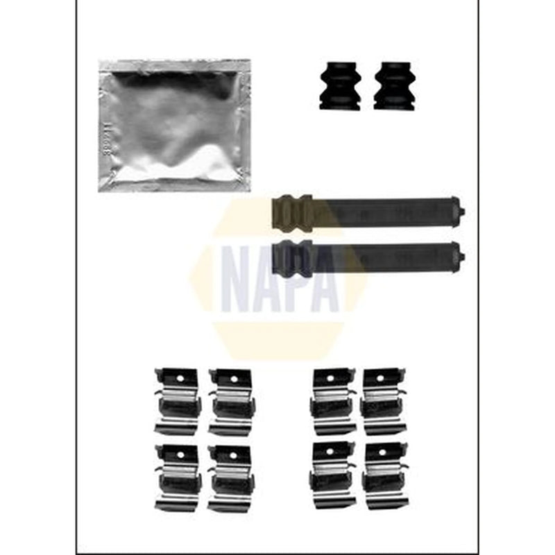 NAPA Brake Pad Accessory Fitting Kit Front NFK1203