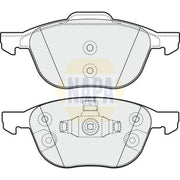 NAPA Front Brake Pad Set NBP1599