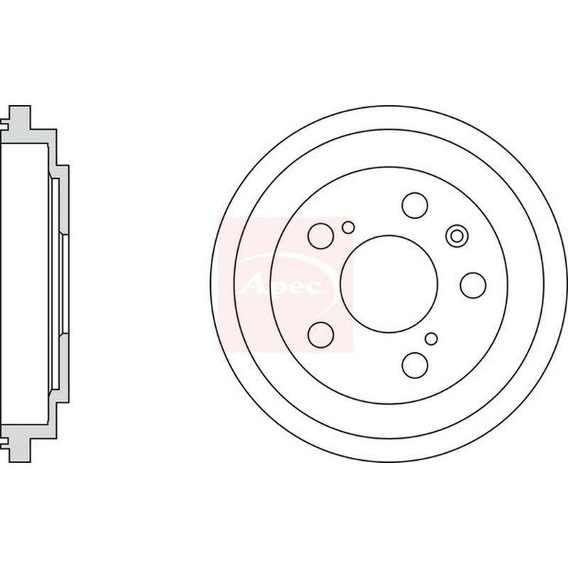Apec Brake Drum Assembly Rear DRM9963