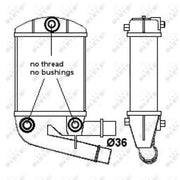 NRF Intercooler (Charge Air Cooler) 30167A