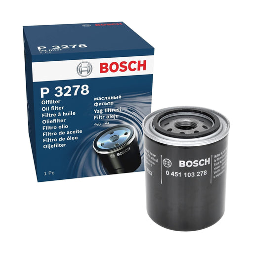 Genuine Bosch Car Oil Filter P3278 Fits Bentley Mulsanne - 6.8 - 09-20 045110327 Bosch  - Town Parts