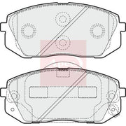 Apec Front Brake Pad Set PAD1617