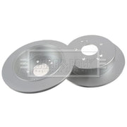Borg & Beck 2 x Solid Rear Brake Discs BBD5453