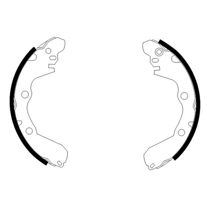 Mintex Brake Shoe Set Axle Kit MFR510