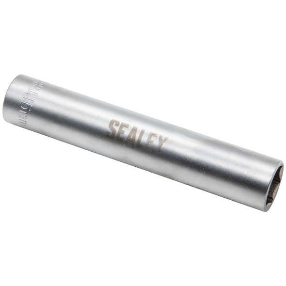 Sealey 3/8"Dr Extra-Deep Hex Socket 16mm (120mmL)