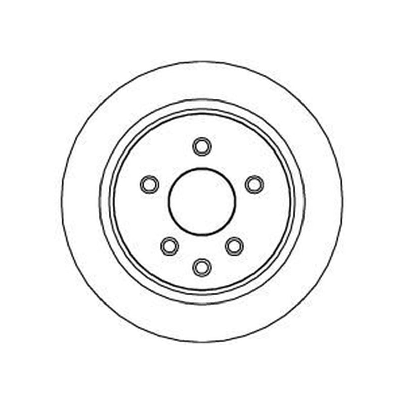 Abtex 2 x Vented Rear Brake Discs BD1180V