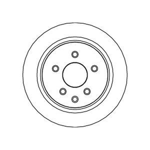 Abtex 2 x Vented Rear Brake Discs BD1180V