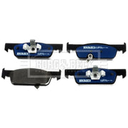 Borg & Beck 4 x Front Brake Pad Set BBP2616