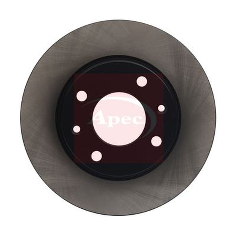 Apec 2 x Solid Front Brake Discs DSK182