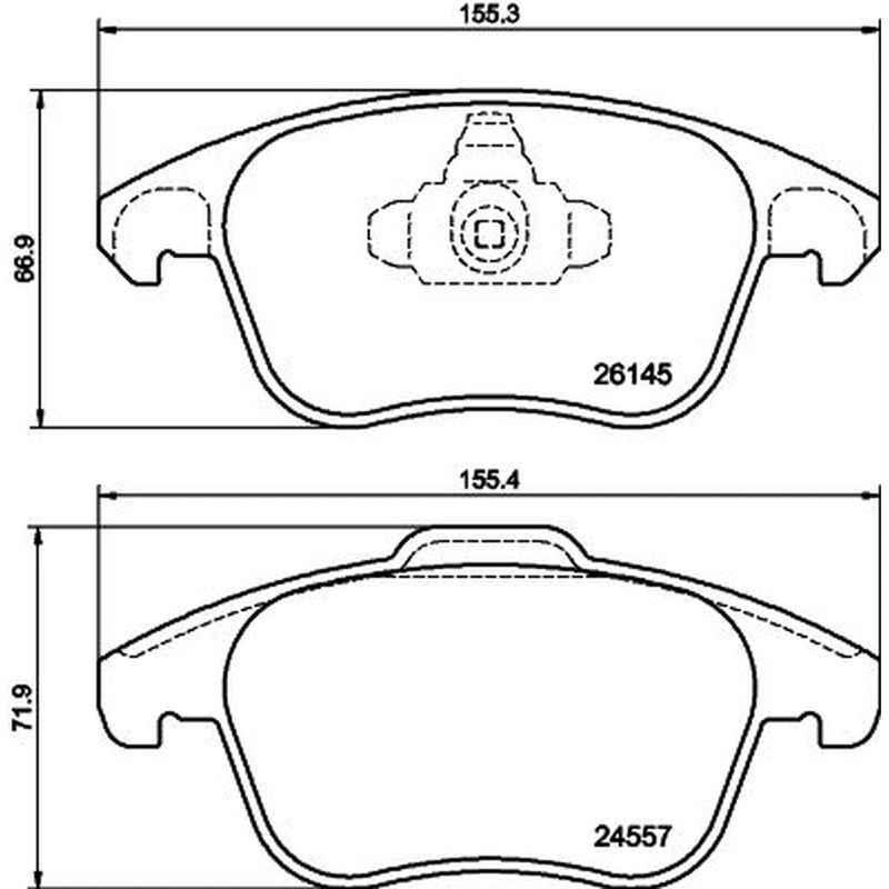 DON Front Brake Pad Set PCP1827