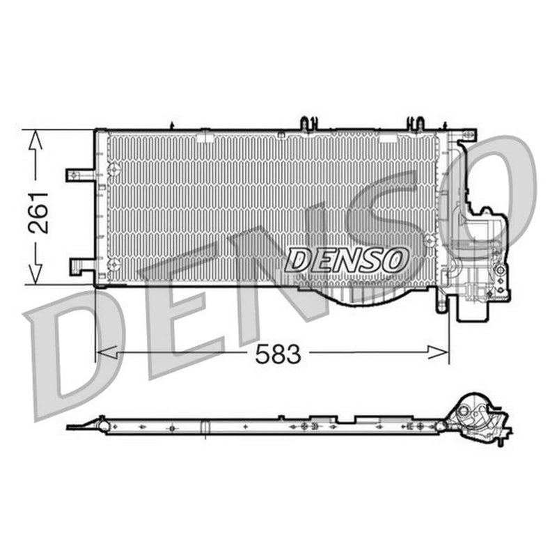 Denso Air Conditioning Condenser DCN20022