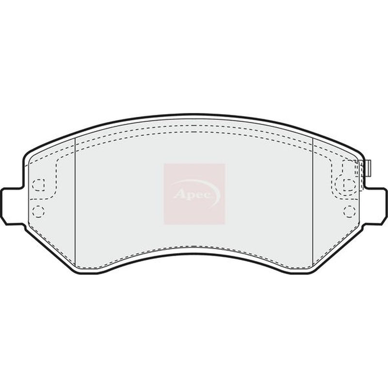 Apec Front Brake Pad Set PAD1267