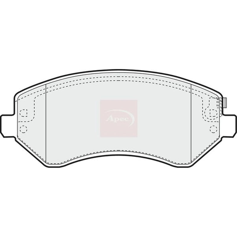 Apec Front Brake Pad Set PAD1267