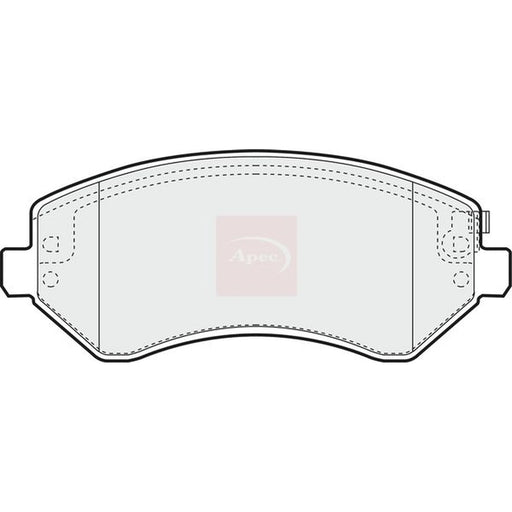 Apec Front Brake Pad Set PAD1267