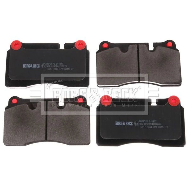 Borg & Beck 4 x Front Brake Pad Set BBP2576