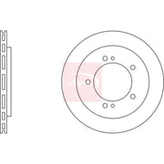 Apec 2 x Vented Front Brake Discs DSK2322