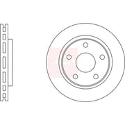Apec 2 x Vented Front Brake Discs DSK3160