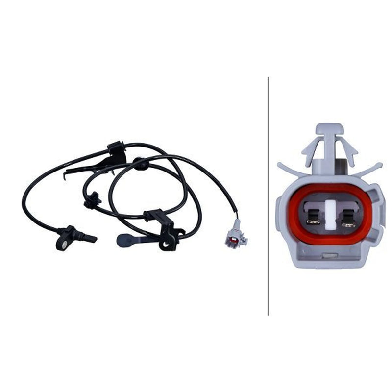 Hella ABS Wheel Speed Sensor Front 6PU 230 048-781