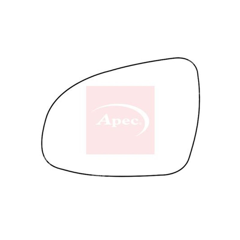 Apec Exterior Wing Mirror Glass Left AMS2701