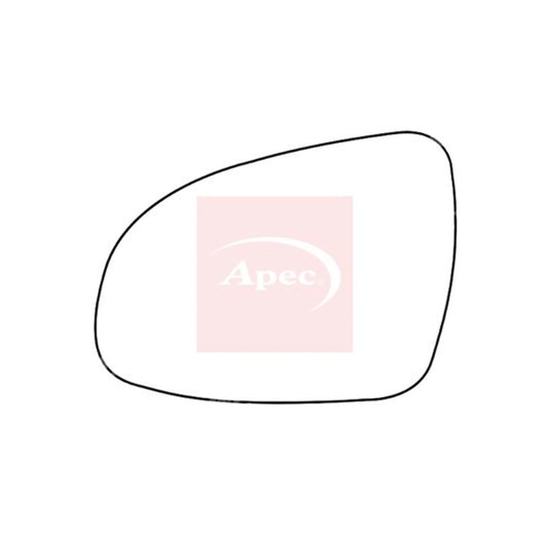 Apec Exterior Wing Mirror Glass Left AMS2701