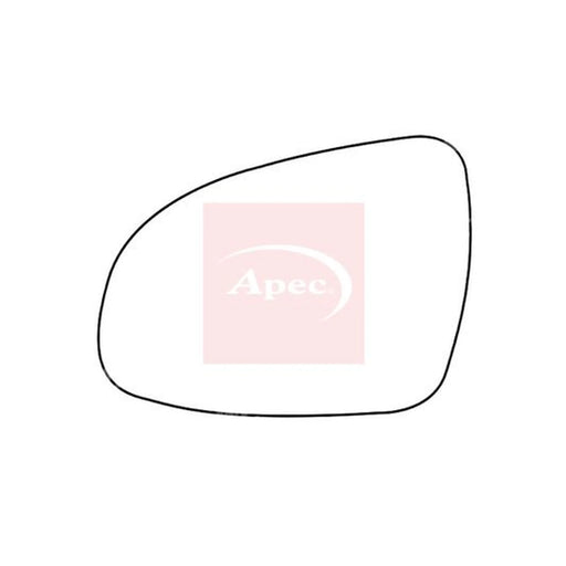 Apec Exterior Wing Mirror Glass Left AMS2701