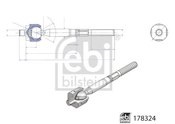 Febi Stabiliser Drop Link Front Right