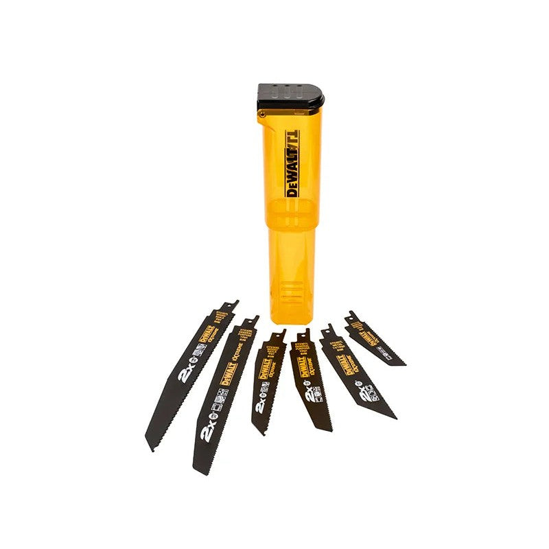 DEWALT Power Tools DT2440L 2X Life Reciprocating Saw Blade Set, 6 Piece