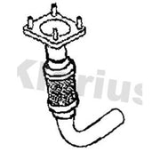 Klarius Exhaust Pipe OD FE1575A