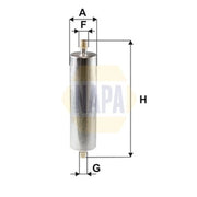 NAPA Fuel Filter Element NFF2234