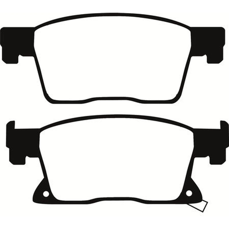 Abtex Front Brake Pad Set PLU2307