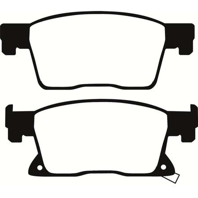 Abtex Front Brake Pad Set PLU2307