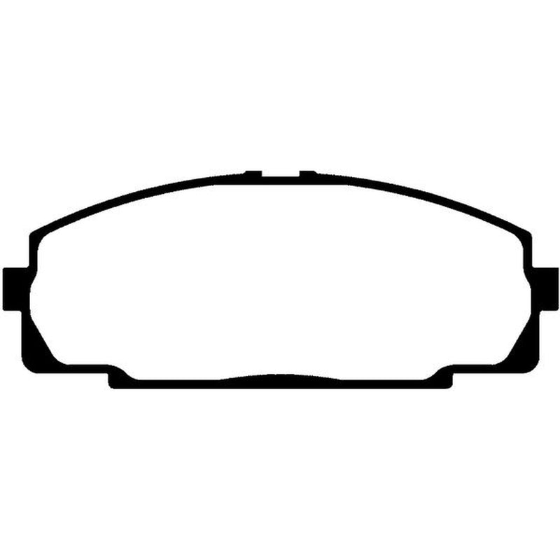 Abtex Front Brake Pad Set PLU3762