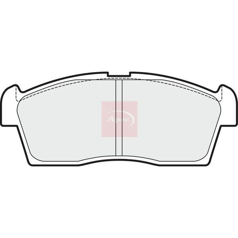 Apec Front Brake Pad Set PAD1510