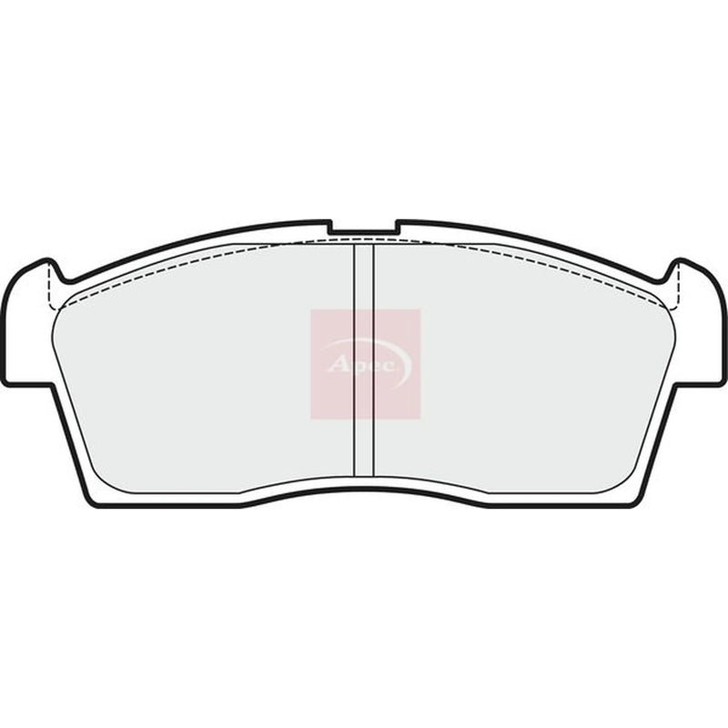 Apec Front Brake Pad Set PAD1510