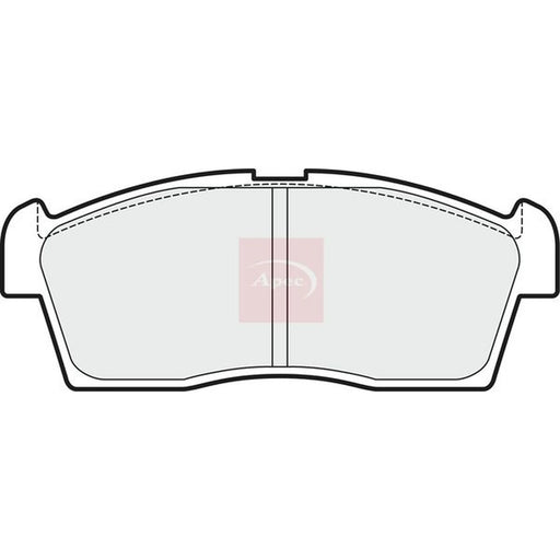 Apec Front Brake Pad Set PAD1510