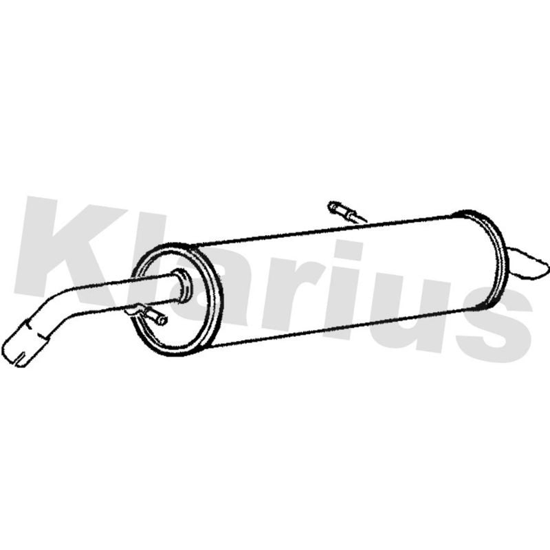 Klarius Box With Tail Pipe Rear PG833X