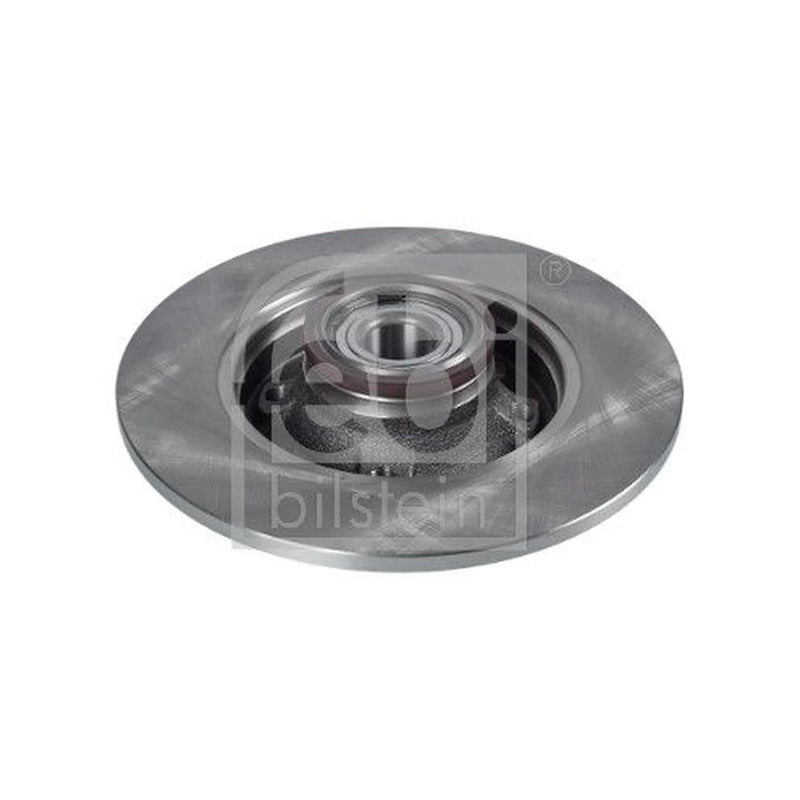 Febi 2 x Solid Rear Brake Discs 106351