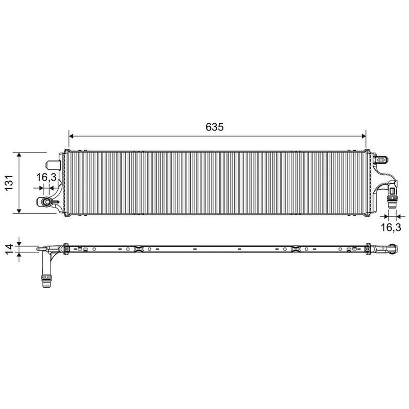 Valeo Engine Radiator 701659