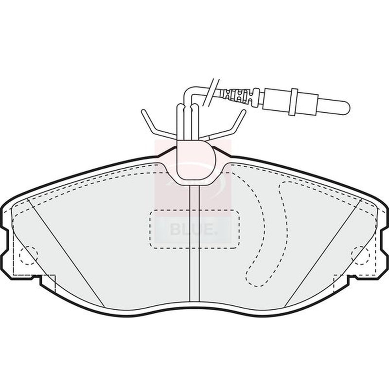 Apec Front Brake Pad Set PD3800