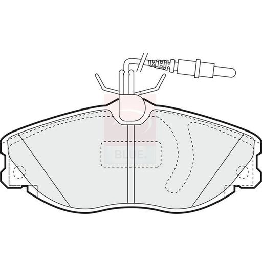 Apec Front Brake Pad Set PD3800