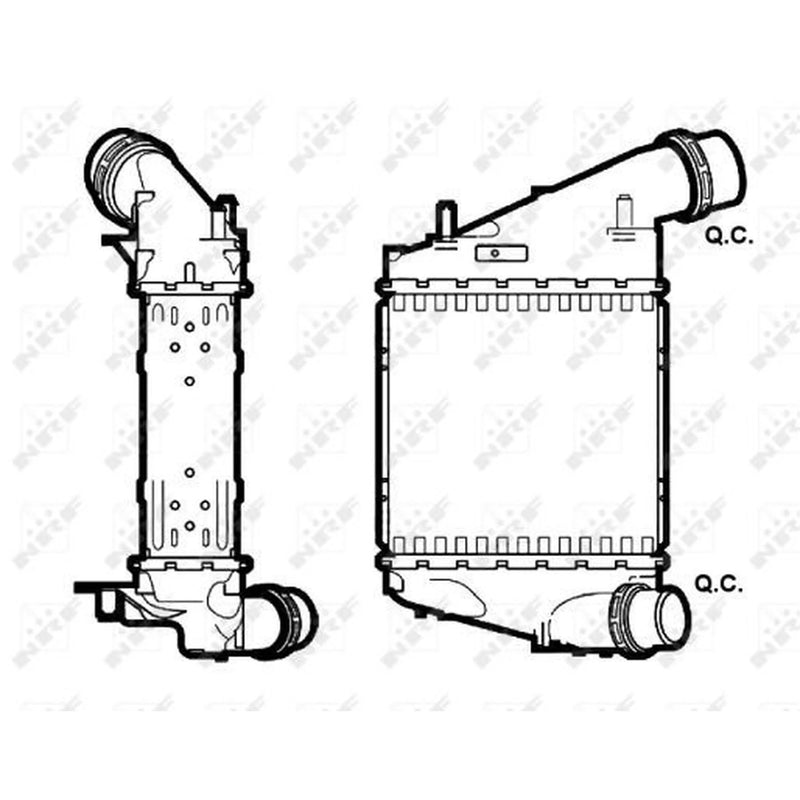 NRF Intercooler (Charge Air Cooler) 30529