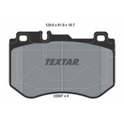 Textar Front Brake Pad Set 2599701