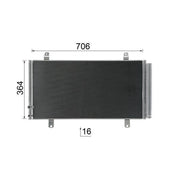 Mahle Air Conditioning Condenser AC 1078 000S