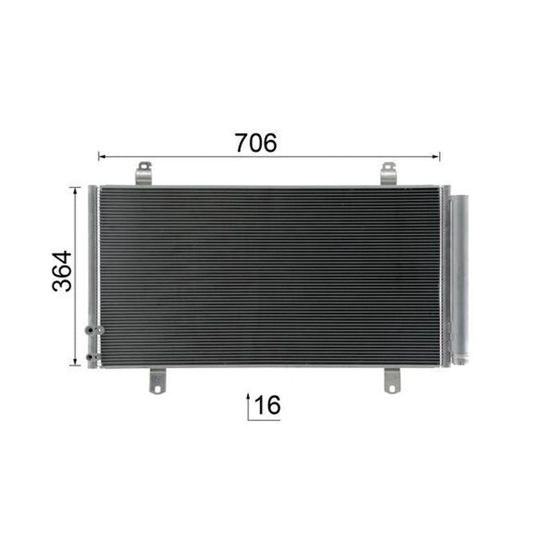 Mahle Air Conditioning Condenser AC 1078 000S