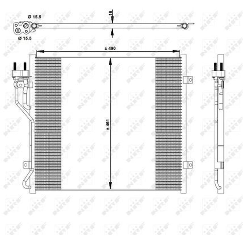 NRF Air Conditioning Condenser 350129